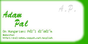 adam pal business card